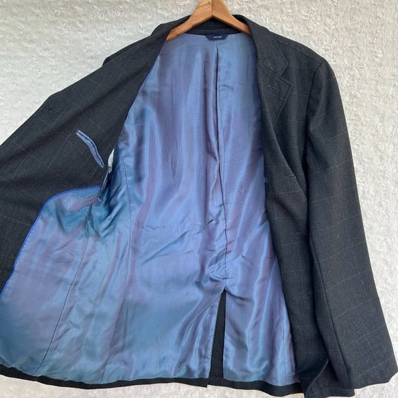 Gap Men's 3 Button Sports Coat Blue Size 38S - Picture 5 of 8